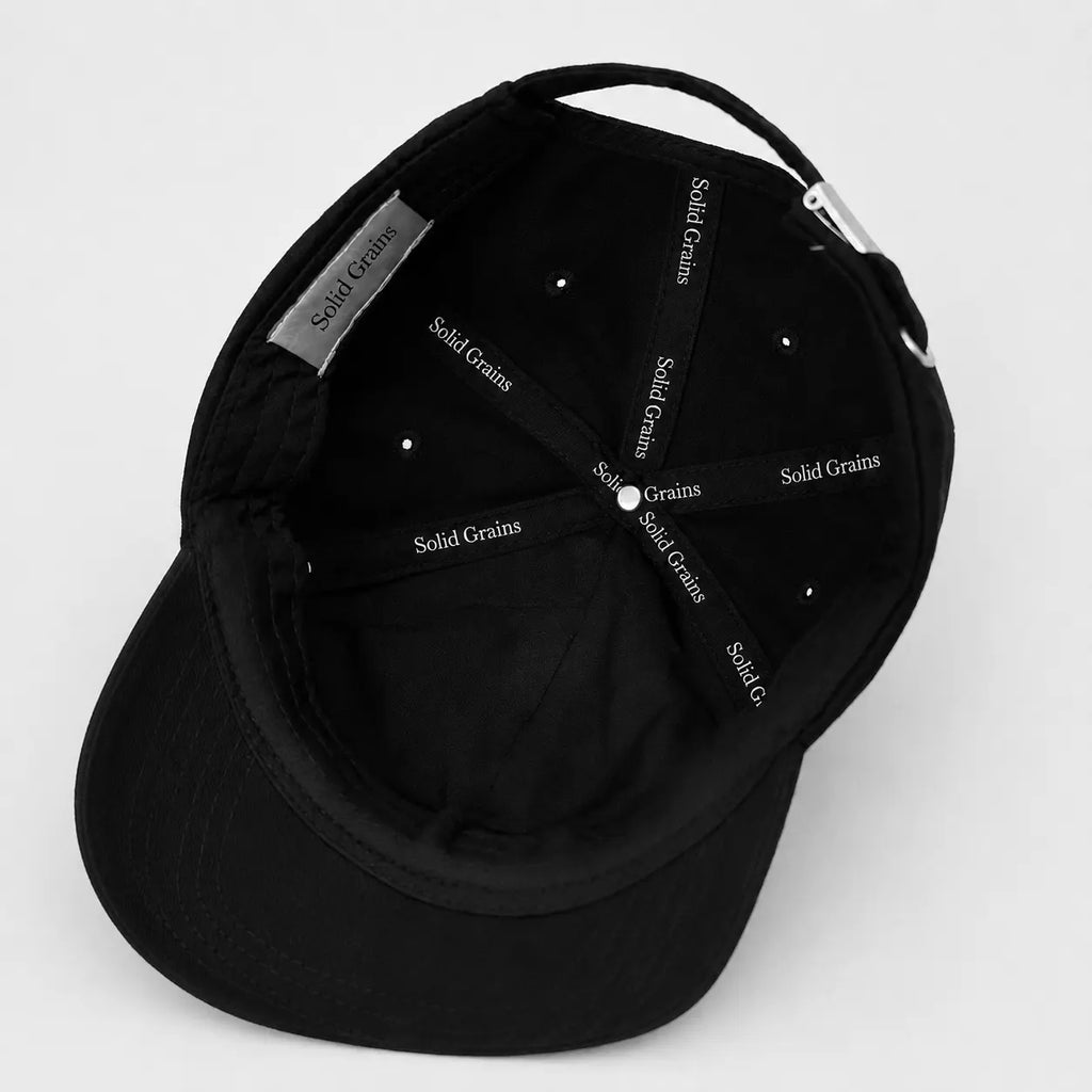 Solid Grains Embroidered Cotton Baseball Cap – Adjustable Strapback