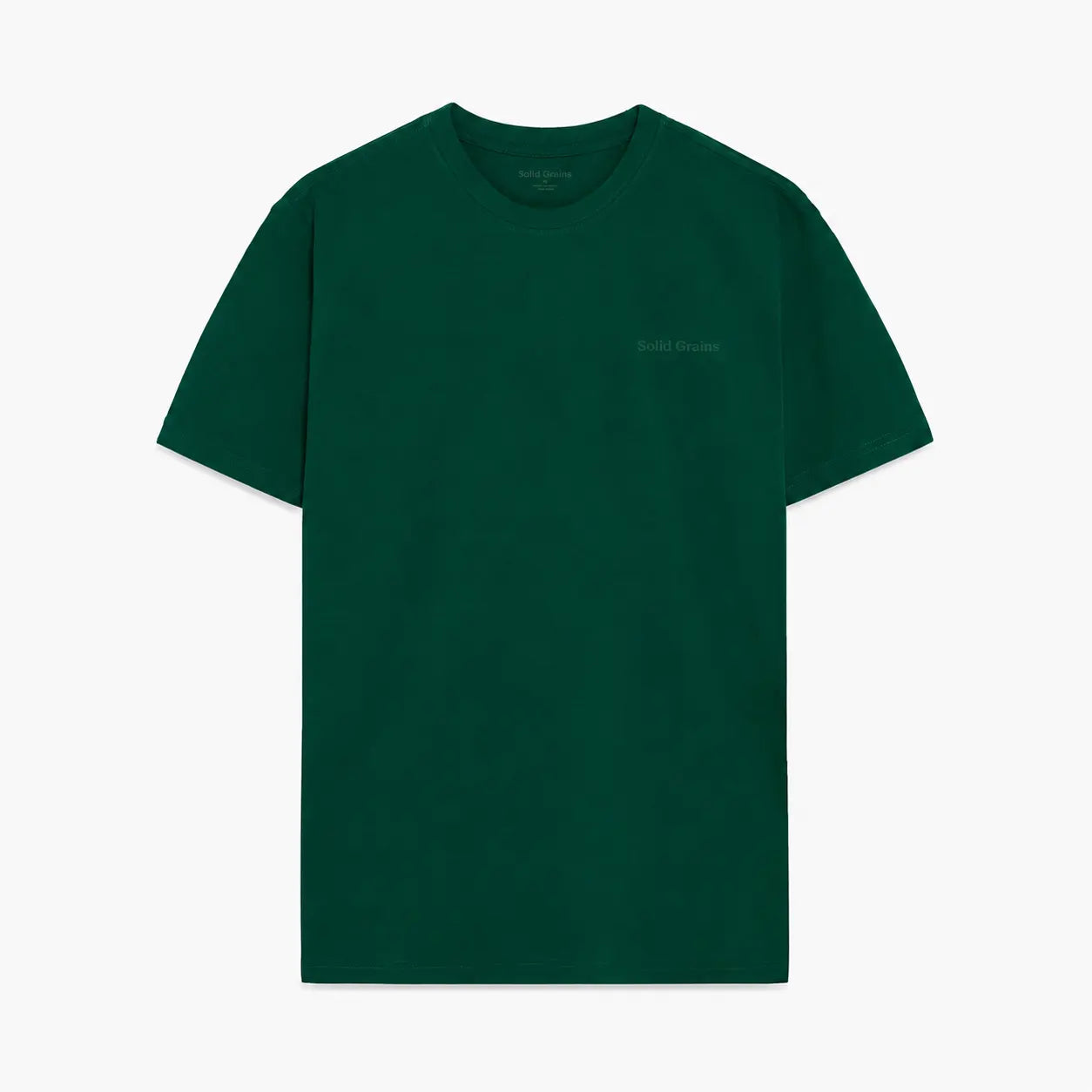 Solid Grains Tonal Logo Cotton T-Shirt – Regular Fit