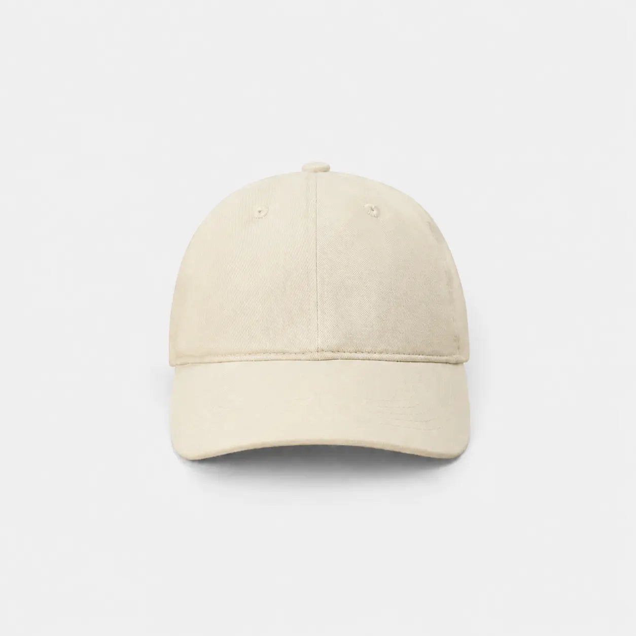 Solid Grains Embroidered Cotton Baseball Cap – Adjustable Strapback