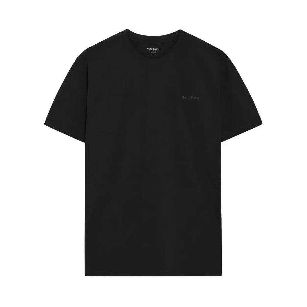 Solid Grains Tonal Logo Cotton T-Shirt – Regular Fit