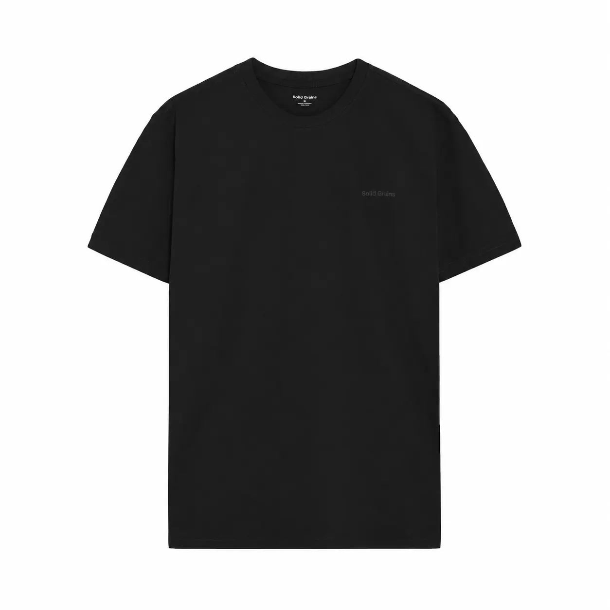 Solid Grains Tonal Logo Cotton T-Shirt – Regular Fit
