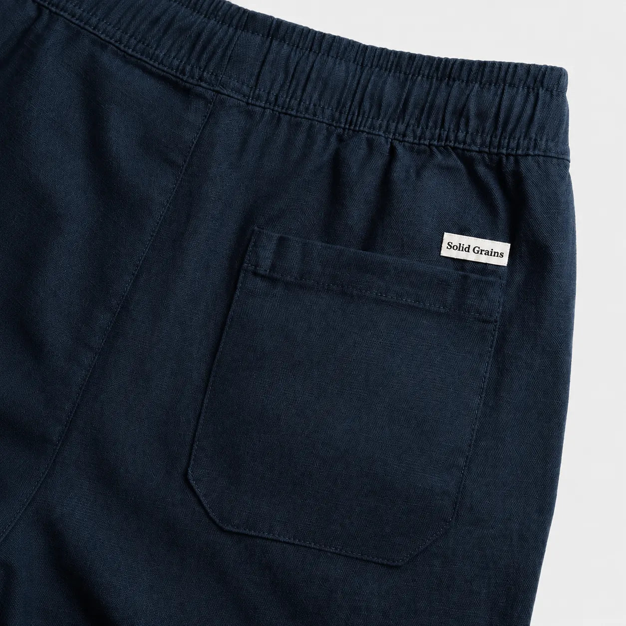 Solid Grains Cotton Drawstring Shorts – Regular Fit  Description