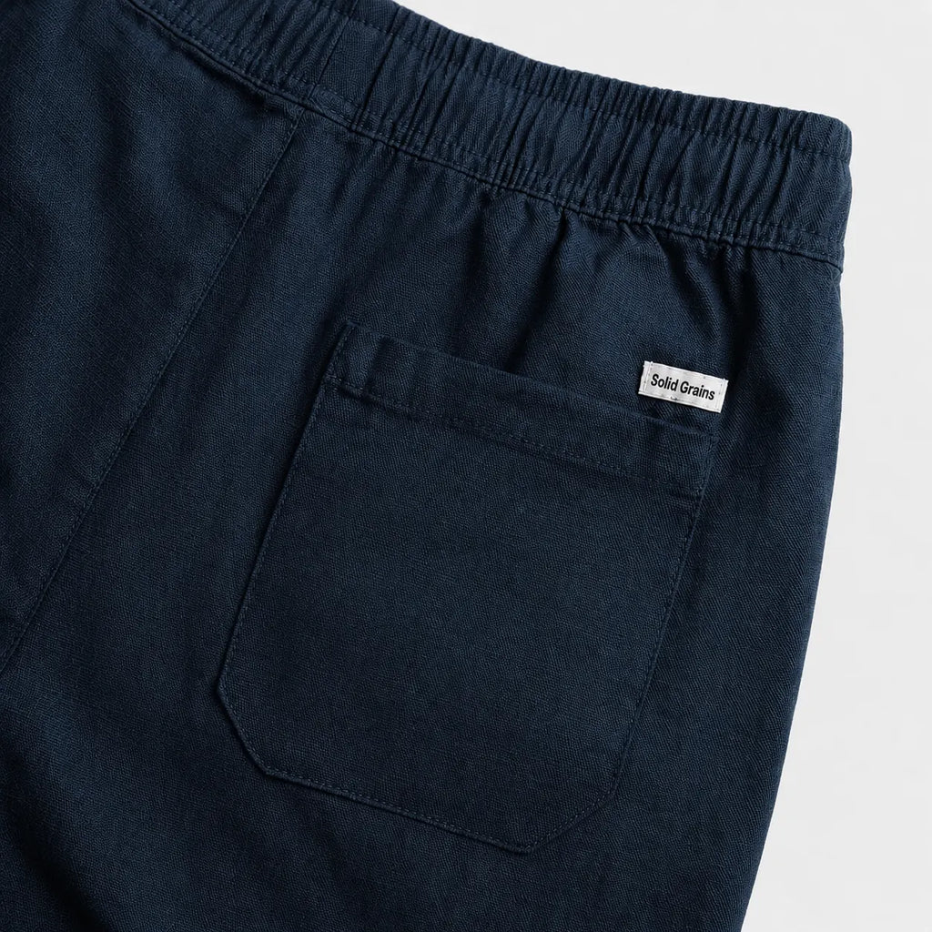 Solid Grains Cotton Drawstring Shorts – Regular Fit  Description