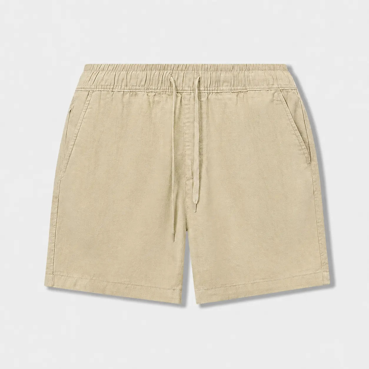 Solid Grains Cotton Drawstring Shorts – Regular Fit  Description