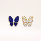 Asymmetric Butterfly Stud Earrings