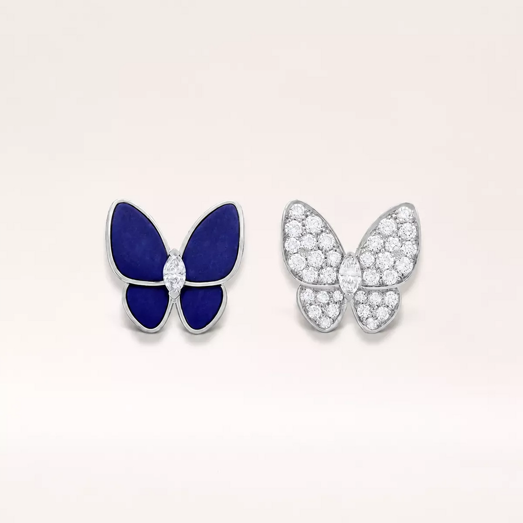 Asymmetric Butterfly Stud Earrings - view 4