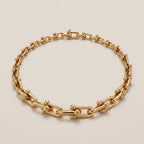 Beaded Link Chain Necklace