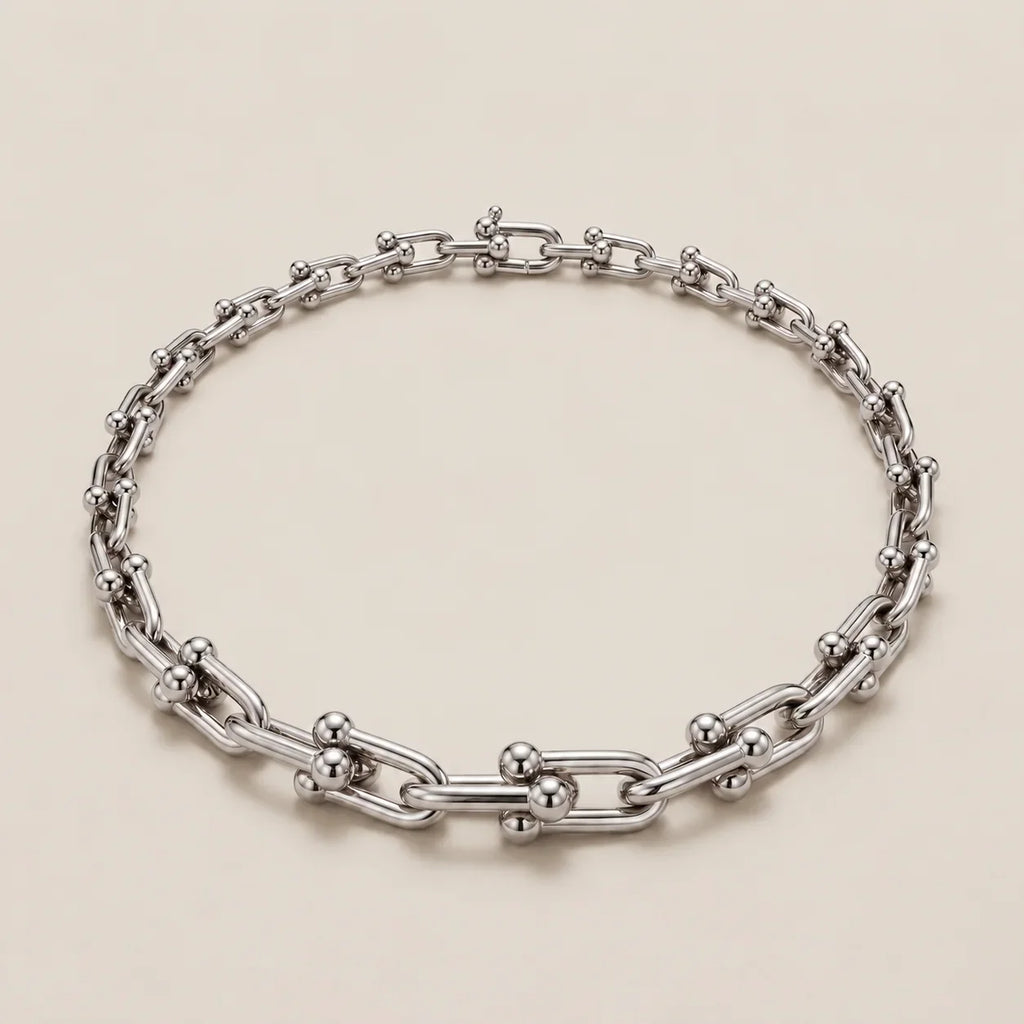 Beaded Link Chain Necklace - view 5