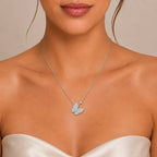 Butterfly CZ Necklace - view 3