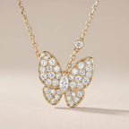 Butterfly CZ Necklace - view 4