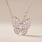 Butterfly CZ Necklace - view 5