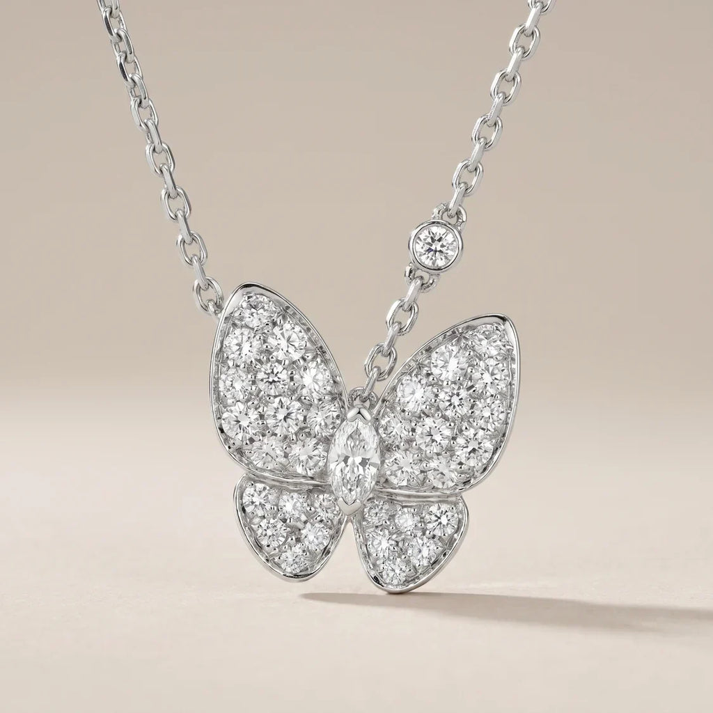 Butterfly CZ Necklace - view 6