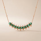 Color Bead Spike Necklace - view 7