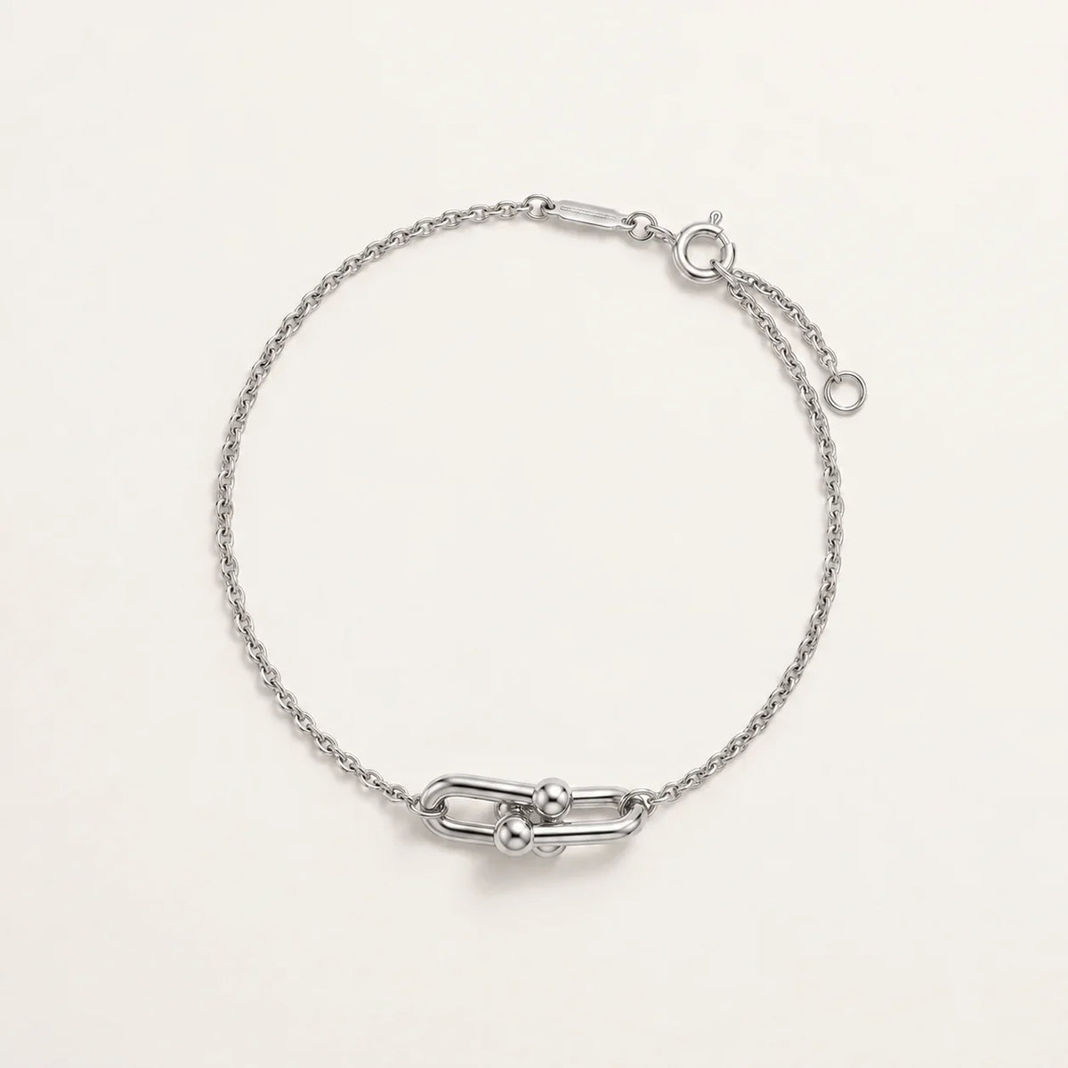 Double Link Beaded Chain Bracelet - view 6
