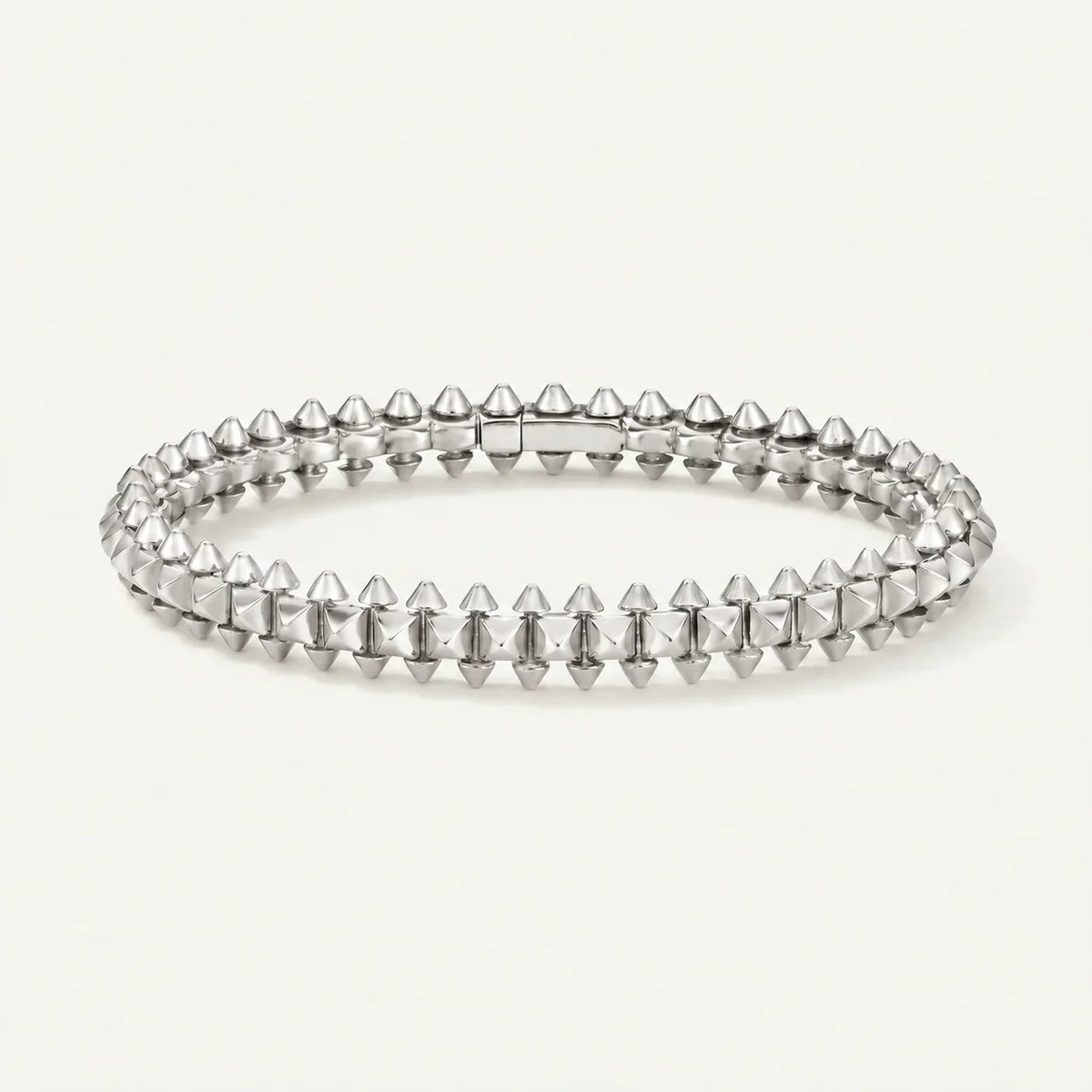 Double Spike Stud Bracelet - view 5