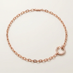 Open Ring CZ Necklace