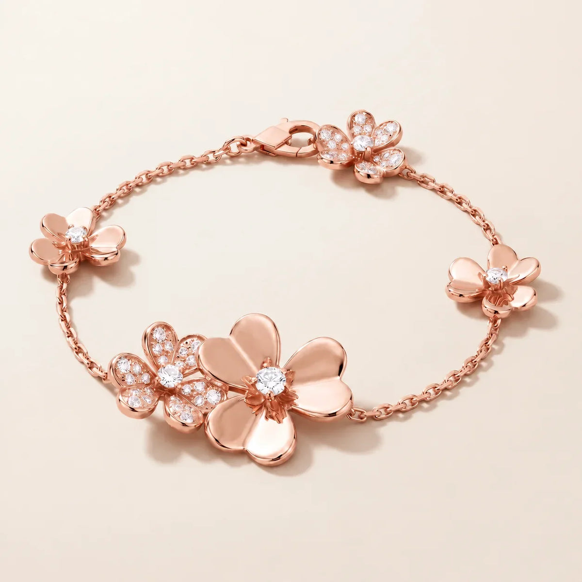 Pavé Blossom Station Bracelet - view 4
