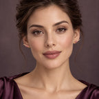 Pavé CZ Knot Ear Climber Earrings - view 2