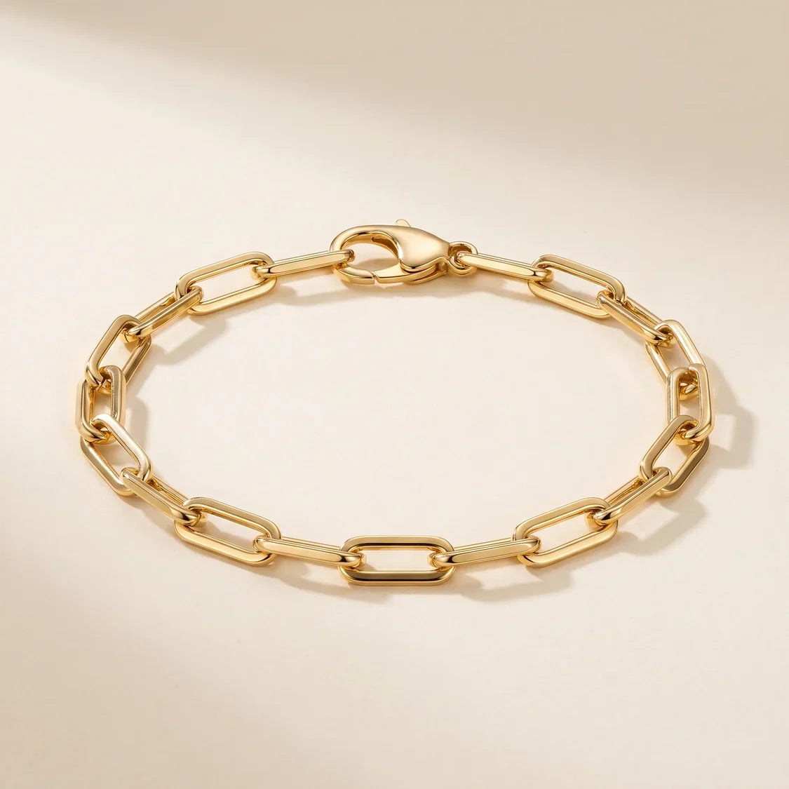 Rectangular Link Chain Bracelet