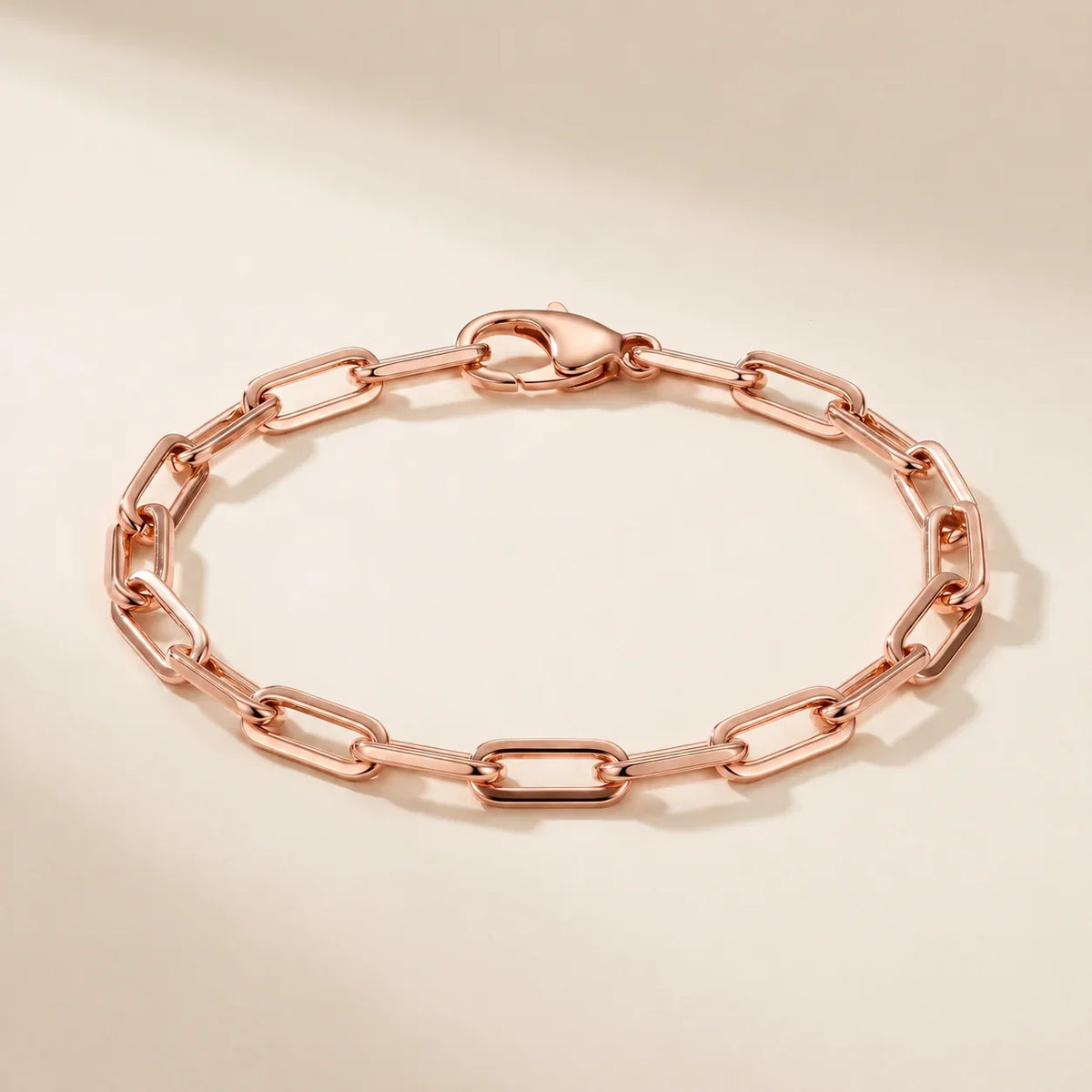 Rectangular Link Chain Bracelet - view 6