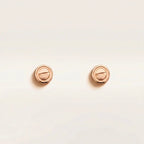 Sculpted Disc Stud Earrings - view 5