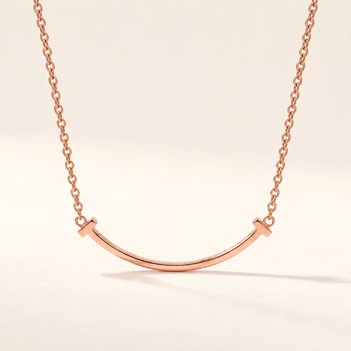 Sculpted Smile Bar Necklace - view 5