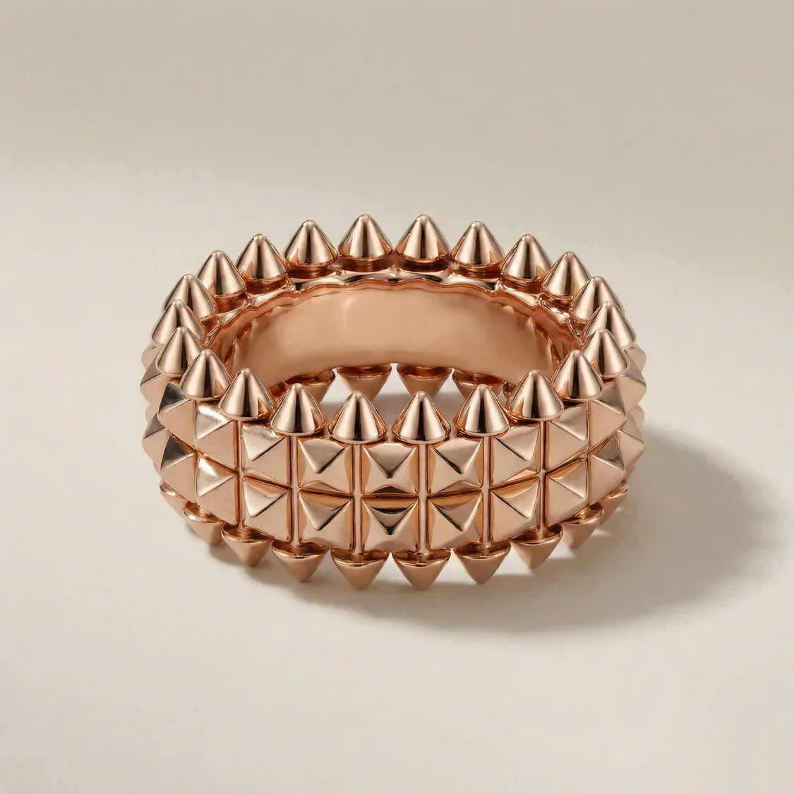 Sculpted Spike Band Ring - view 5